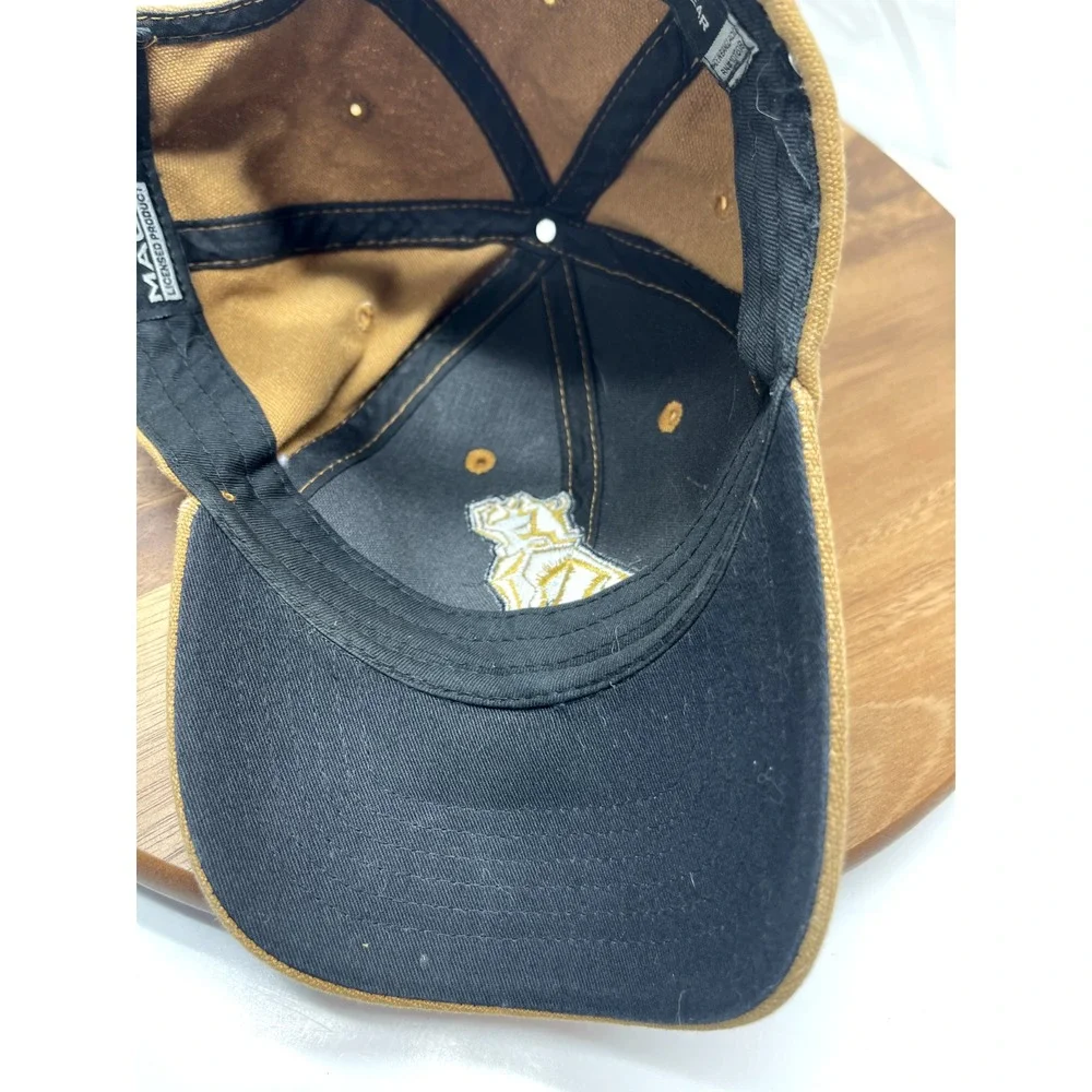 Mack Truck Bulldog Hat Cap  Logo Khaki Gold Brown Vintage Mens‎ Snapback Cap Hat